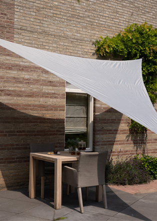 NESLING Coolfit Sonnensegel rechteckig 3x4 m - Farbe: off-white -  Leitermann